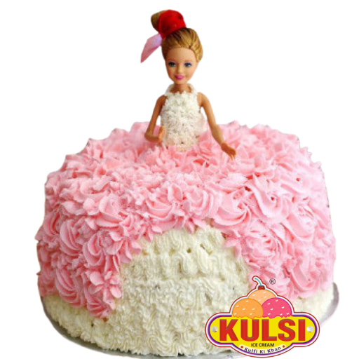 Barbie Doll Kulsi Cake - Kulsi